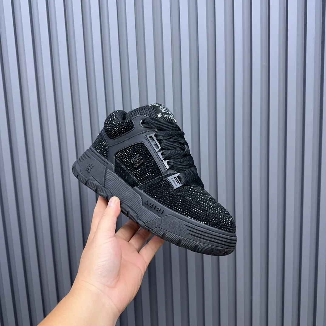 Men's shoes 💰760💰 AMIRI AMIRI fashion brand hot sale 🔥 Available all year round, couples 💑 Official website synchronization Imported fabrics 1⃣️ vs 1⃣️ replica, original factory special original sole, 35-45 (45. non-refundable)